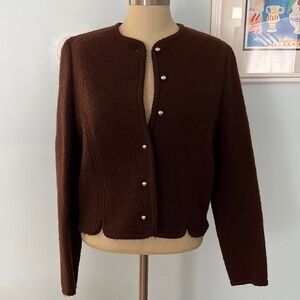 Eagle’s Eye Vintage 100% Wool Jacket Hong Kong size 12
